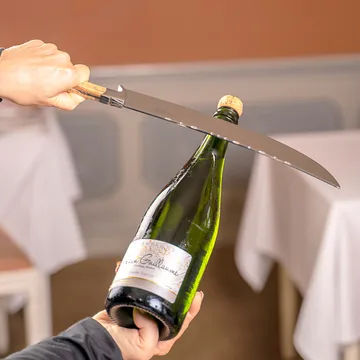 Laguiole By Hâws champagne saber 27 cm - Olive wood-stainless steel - Hâws