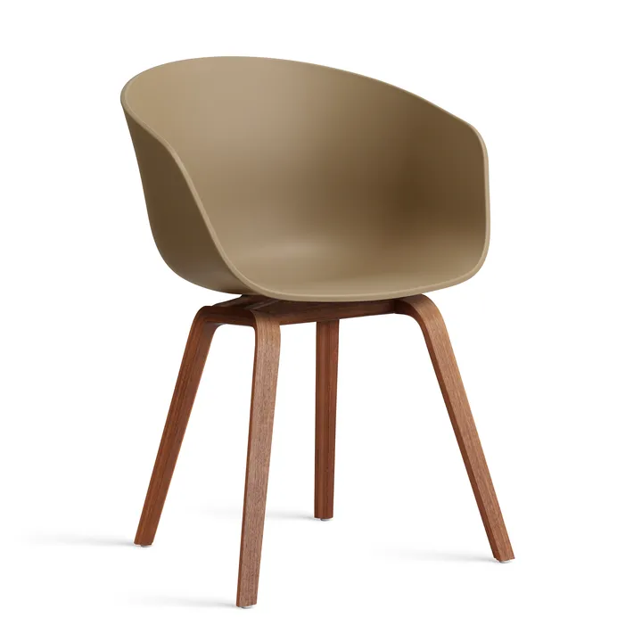 About a Chair 22 2.0 chair - Clay-lacquered walnut frame - HAY