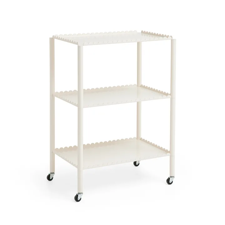Arcs Trolley High serving trolley - Eggshell - HAY