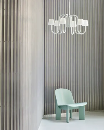 Chisel lounge chair - Eucalyptus lacquered beech - HAY