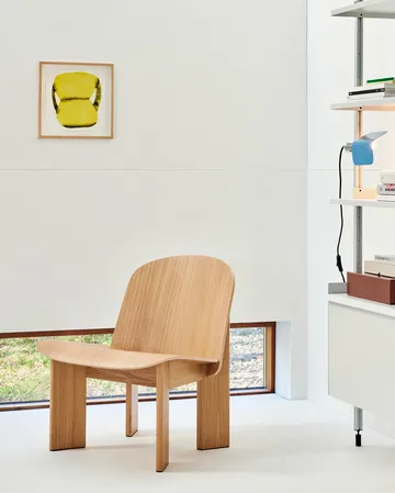 Chisel lounge chair - Lacquered oak - HAY