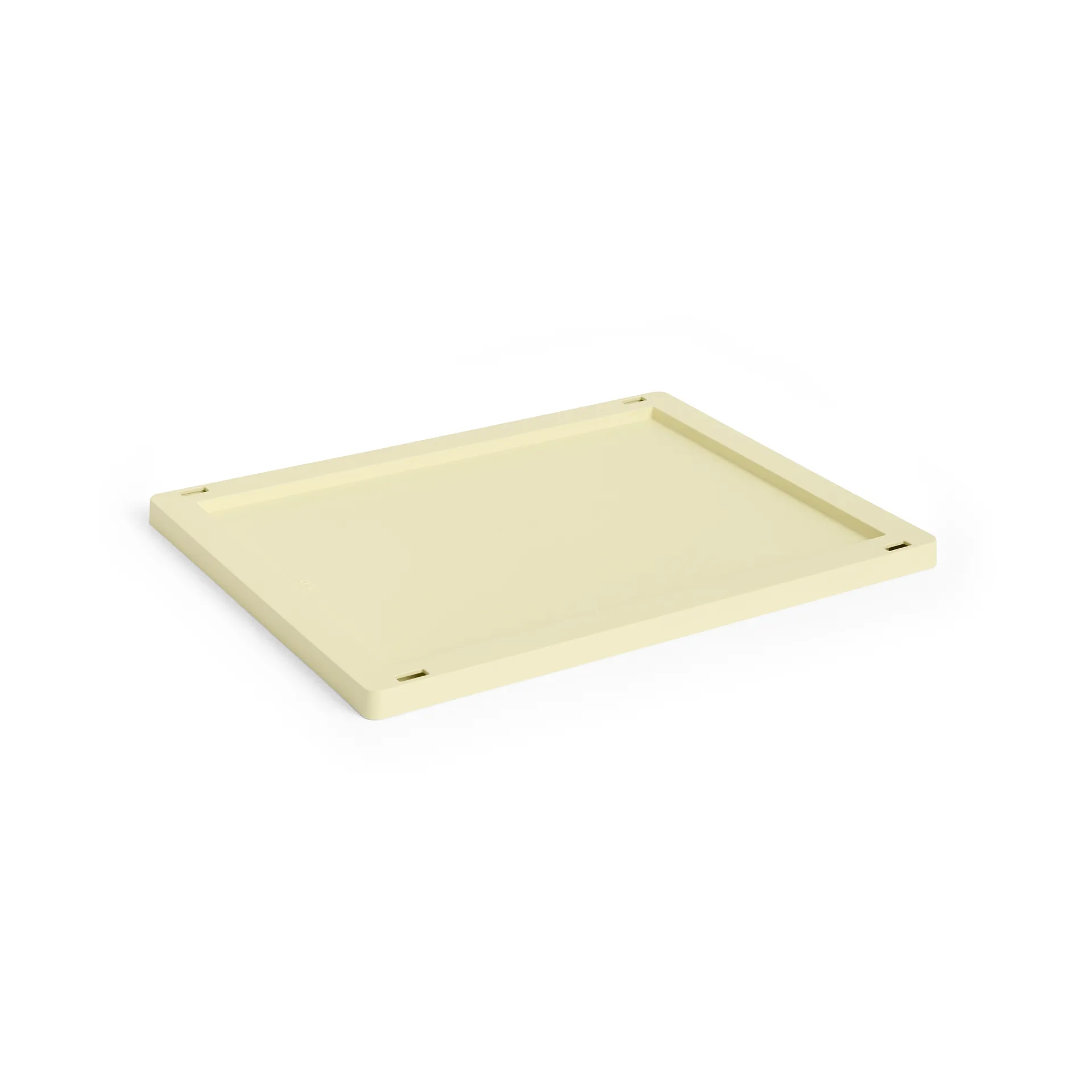 Colour Crate lock plastic medium, Light yellow HAY