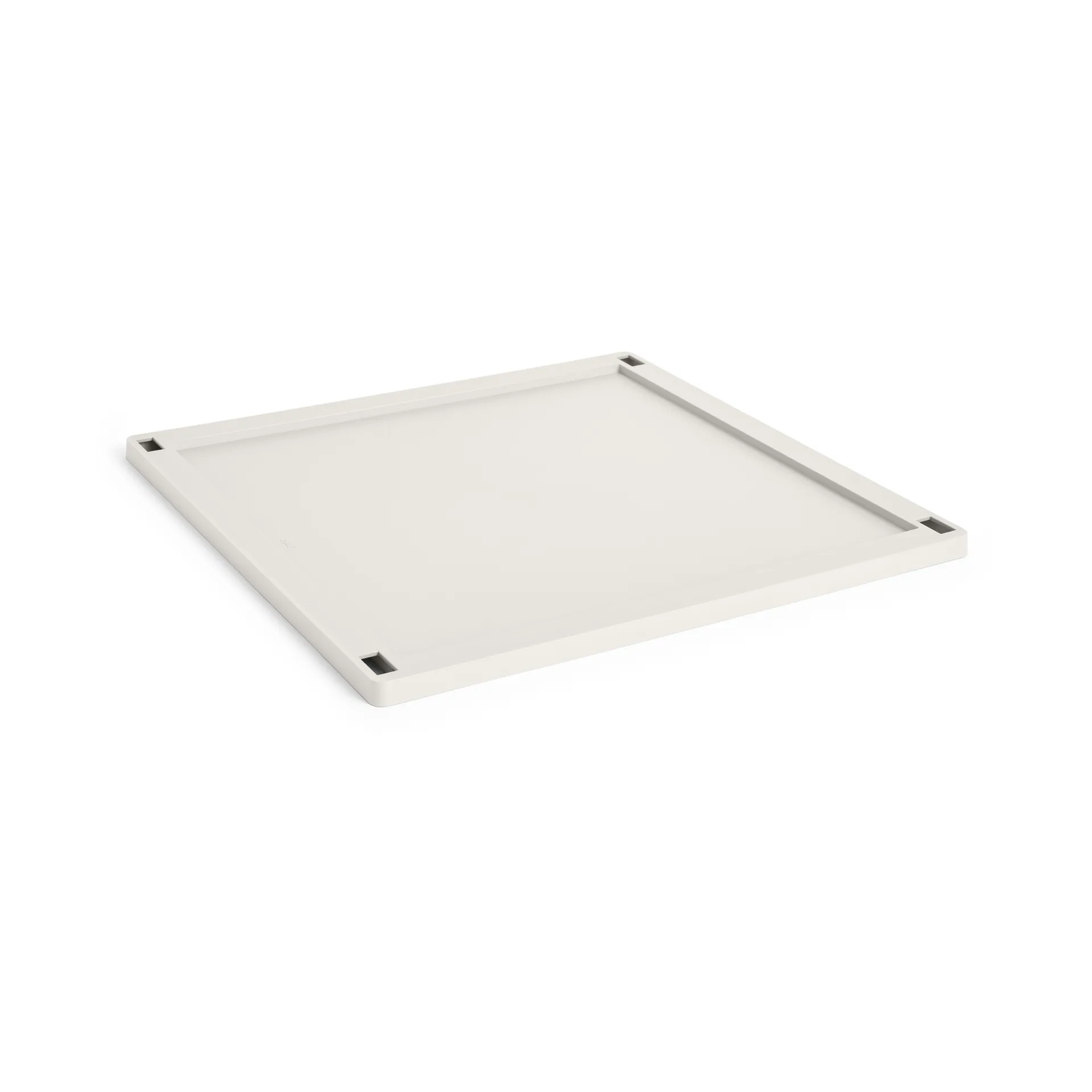 Colour Crate Square/Cube lock plastic medium, Off white HAY