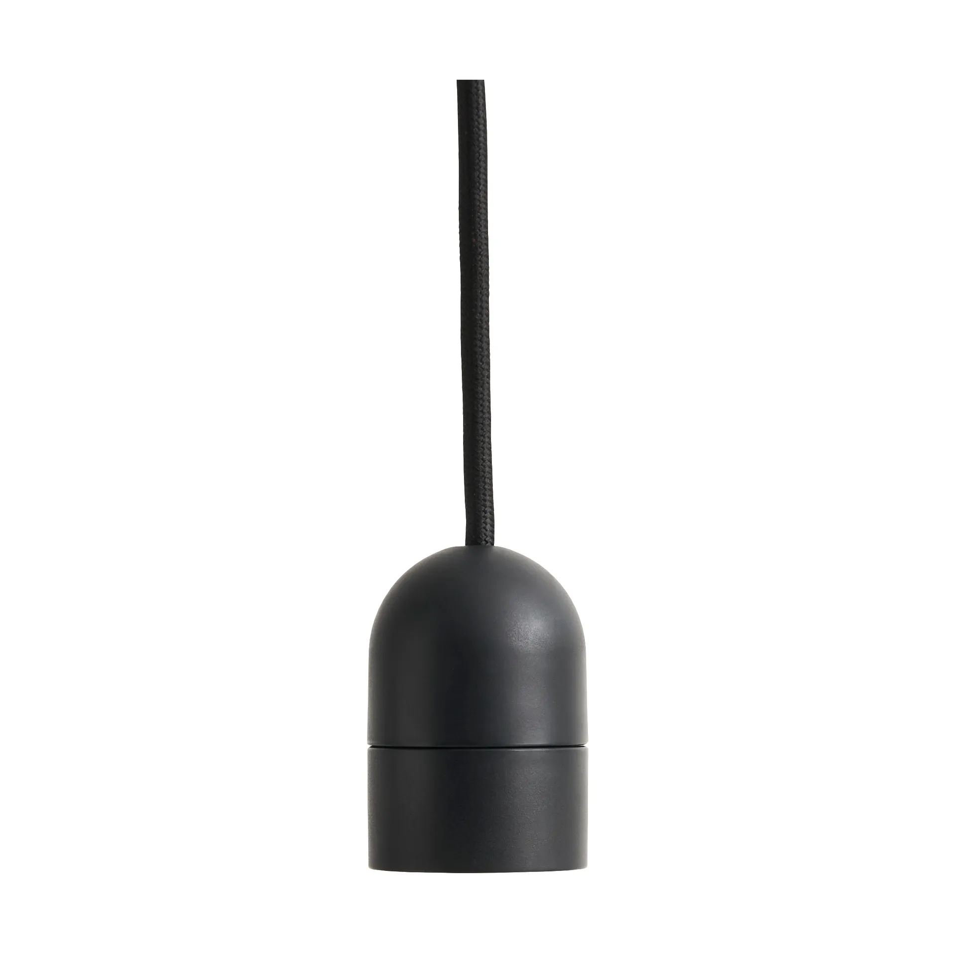 Common Pendant Cord set Ø12 cm, Soft black HAY