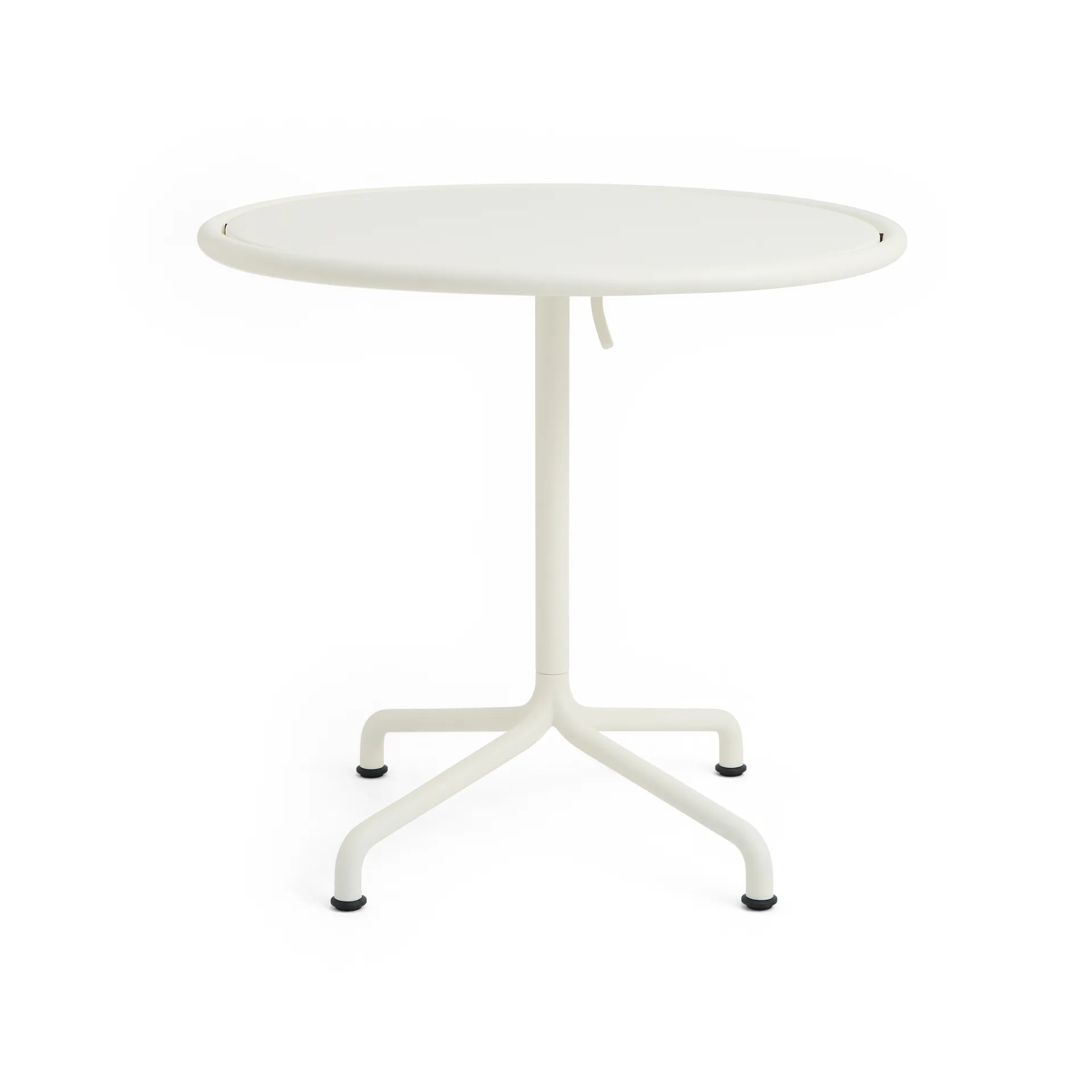 Deville table, Cream white, Ø80x74 cm HAY