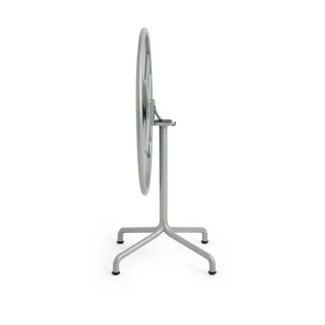 Deville table - Silver grey, Ø80x74 cm - HAY