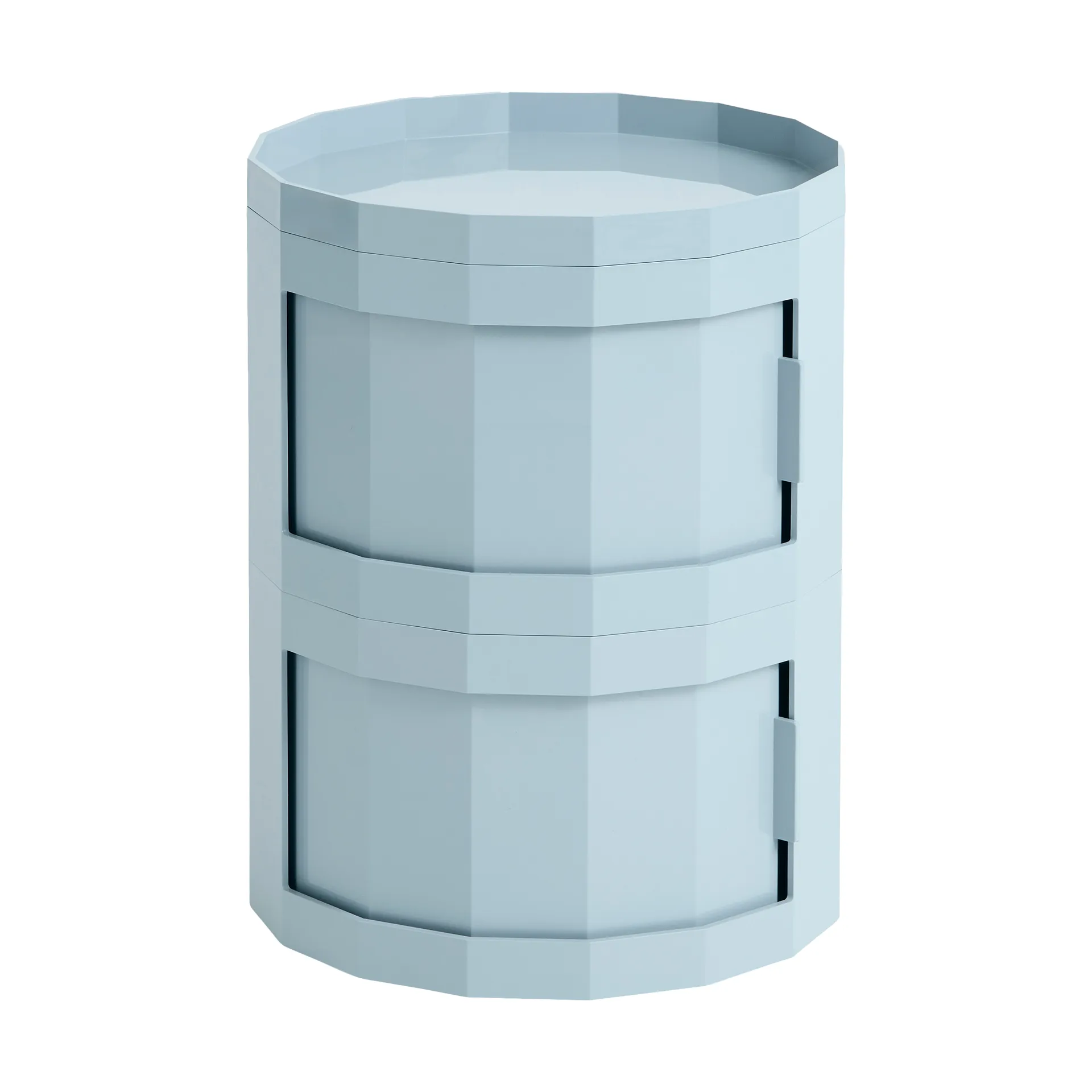 Facet Cabinet 20 side table, Misty blue HAY