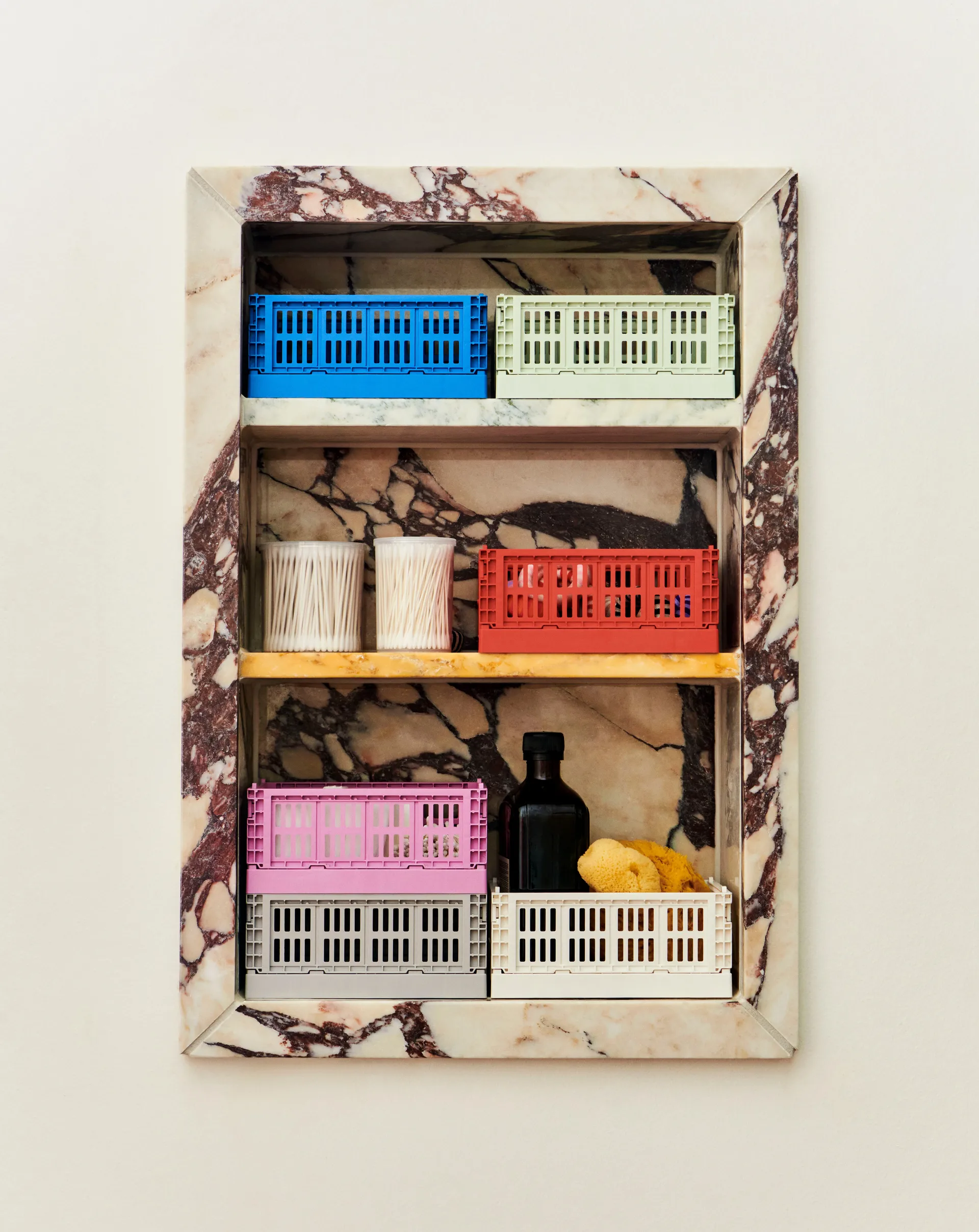 HAY Colour Crate Mini 2-pack 13x17 cm, Mint HAY