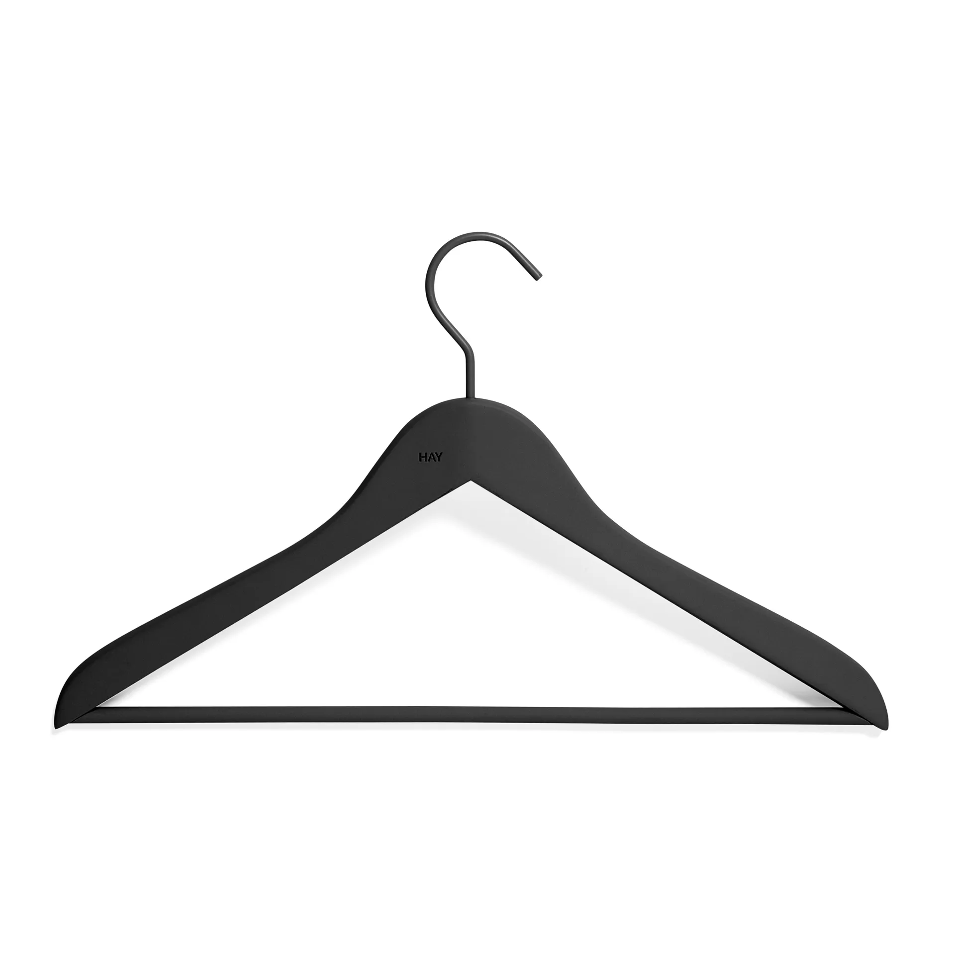 HAY hanger with rod slim 4-pack, Black HAY