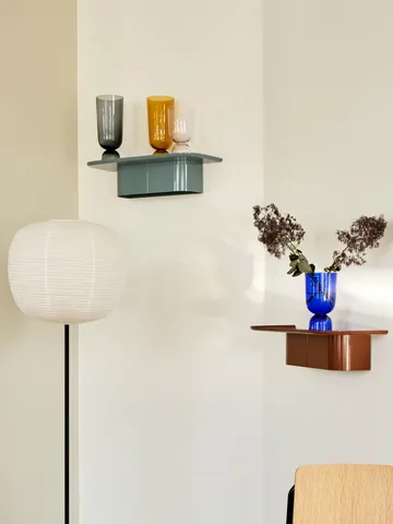 Korpus 4 hook wallshelf M - Cream - HAY