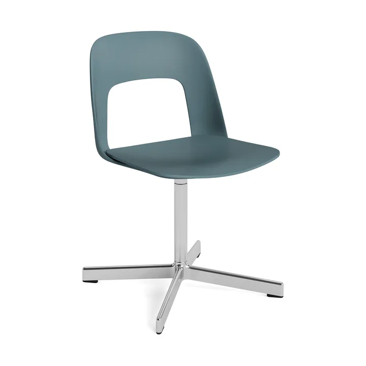 Layout Chair 131 chair - Ocean-polished aluminium - HAY