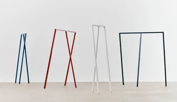 Loop Stand Wardrobe clothes hanger - Maroon red - HAY