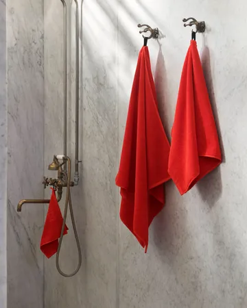 Mono towel 30x30 cm - Poppy red - HAY