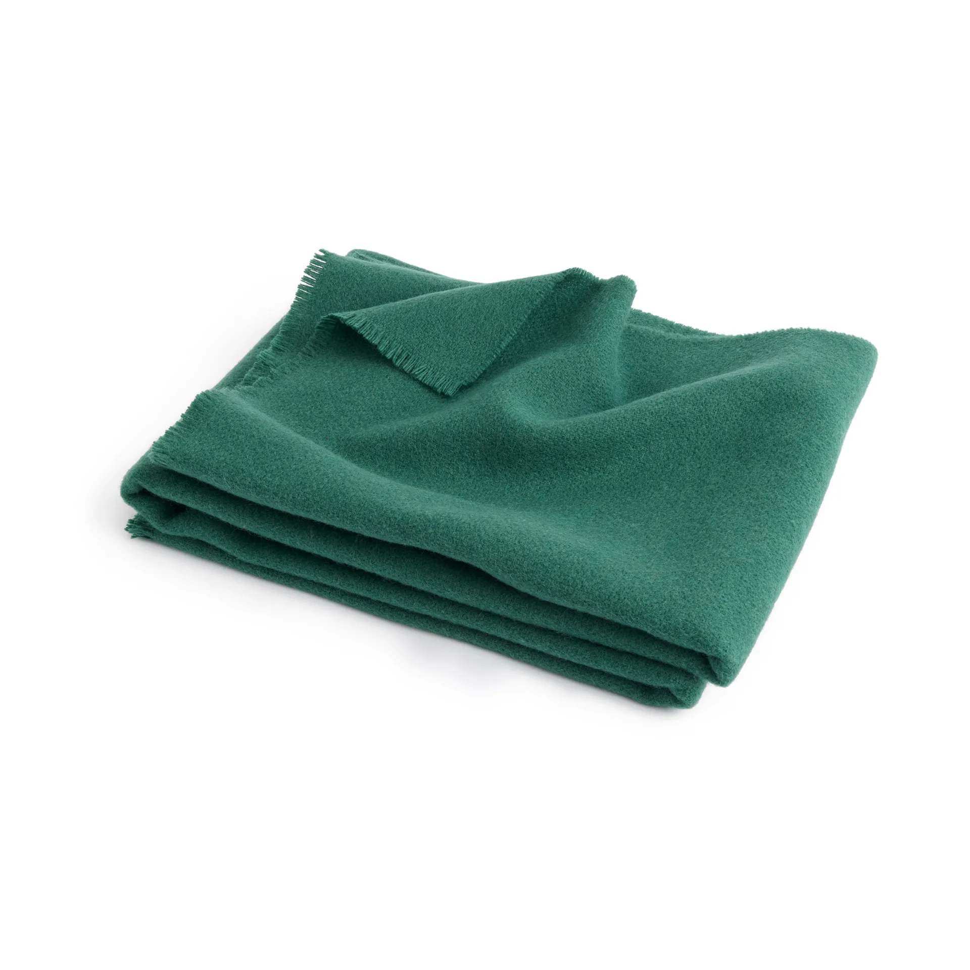 Mono wool throw 130x180 cm, Green HAY