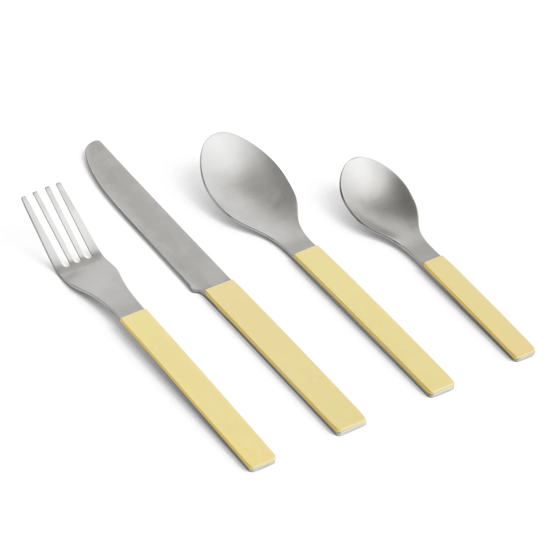 MVS cutlery set 4 pieces, Yellow HAY