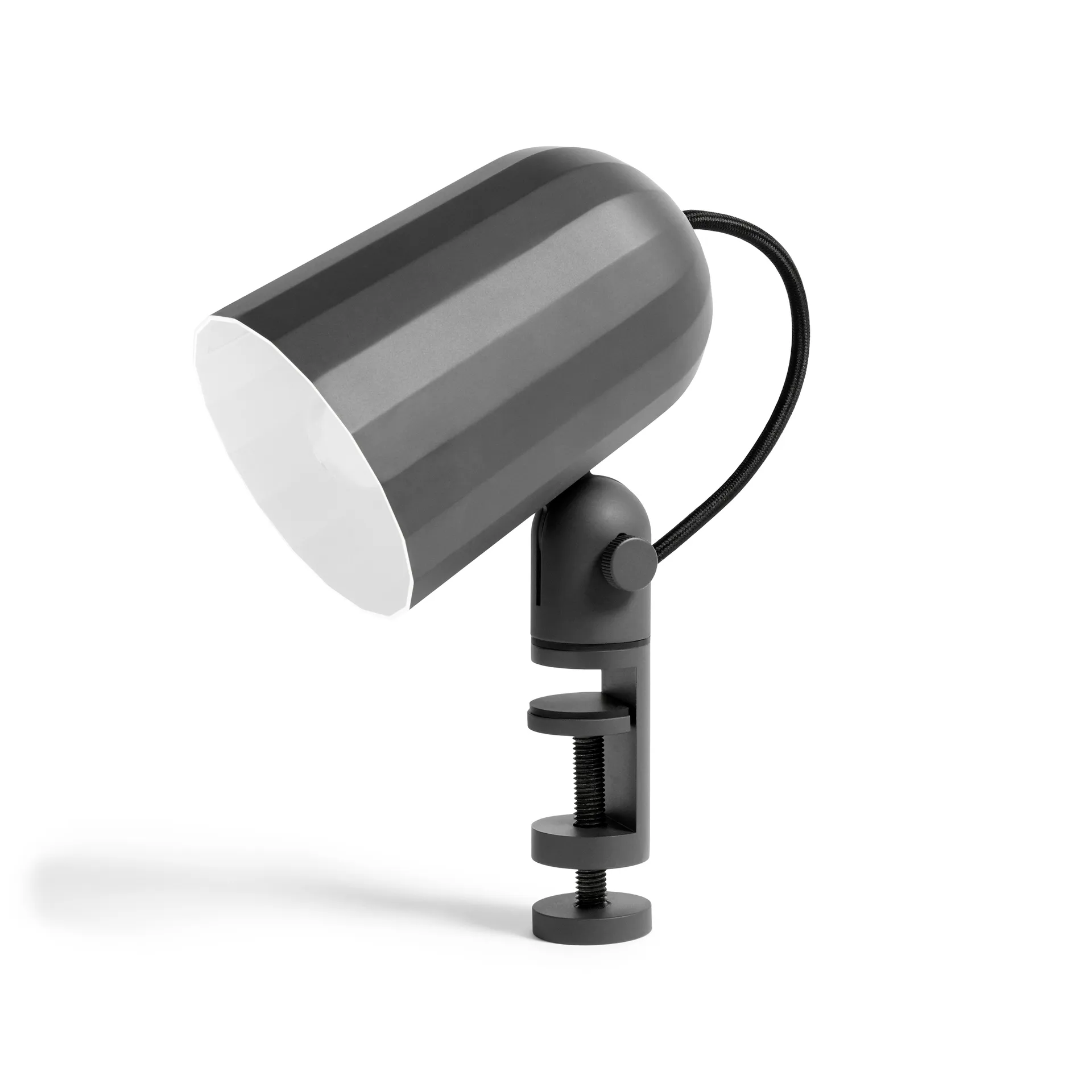 Noc clamp lamp, Dark grey HAY