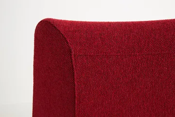 O2 Lounge Chair armchair - Soft red-black lacquered steel - HAY