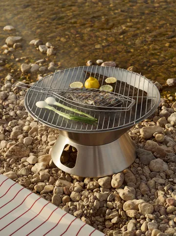 Outdoor Market grill tongs fish - Stainless steel - HAY