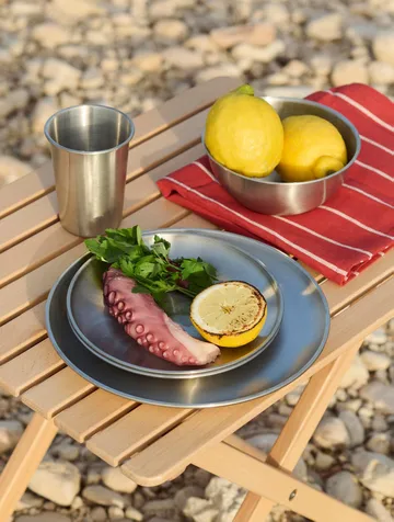 Outdoor Market kitchen towel - Beige-red, 2-pack - HAY