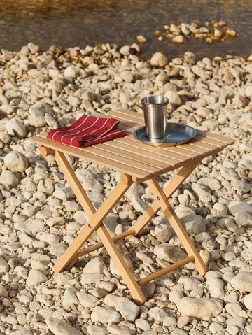 Outdoor Market kitchen towel - Beige-red, 2-pack - HAY
