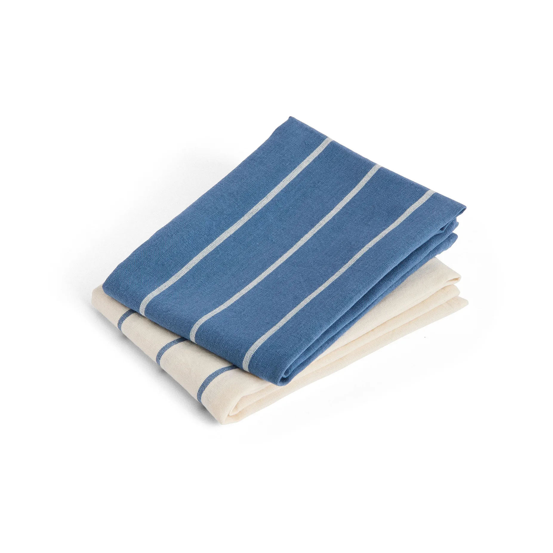 Outdoor Market kitchen towel, Blue-beige, 2-pack HAY