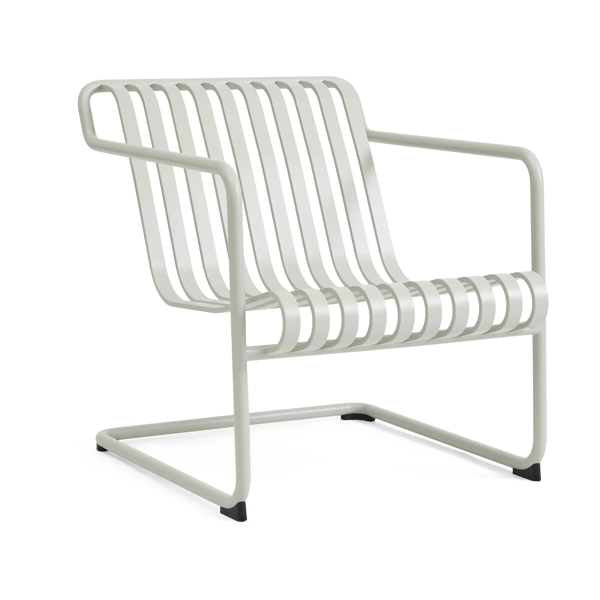 Palissade Cantilever Low lounge armchair, Sky grey HAY