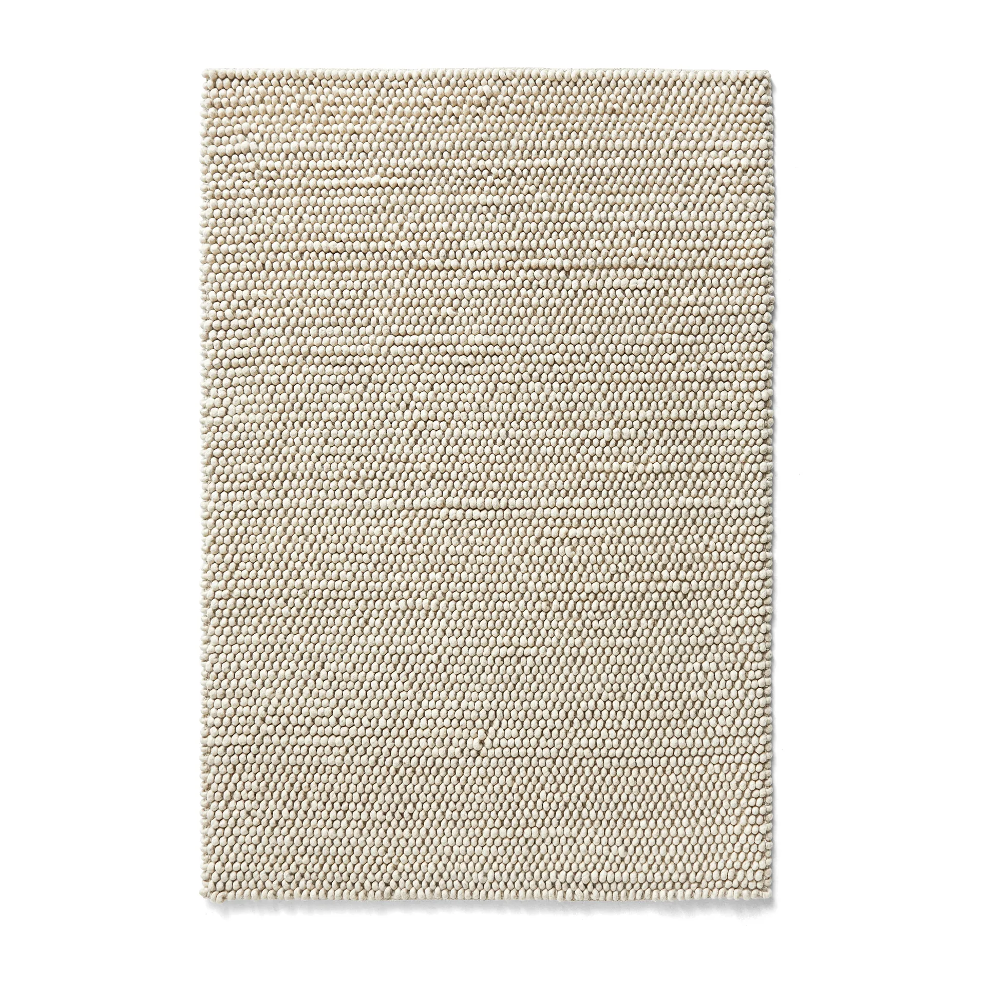 Peas wool rug 140x200 cm, Soft grey HAY