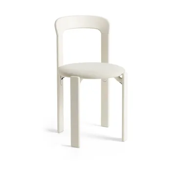 Rey chair upholstered seat - Mode 011-cream white - HAY