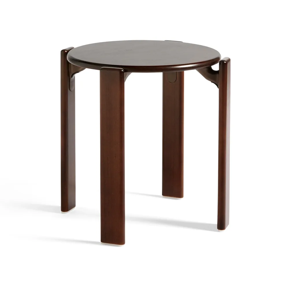 Rey round stool Ø46.5x46 cm, Umber brown HAY