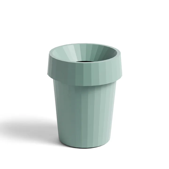Shade waste bin - Dusty green, 14 l - HAY