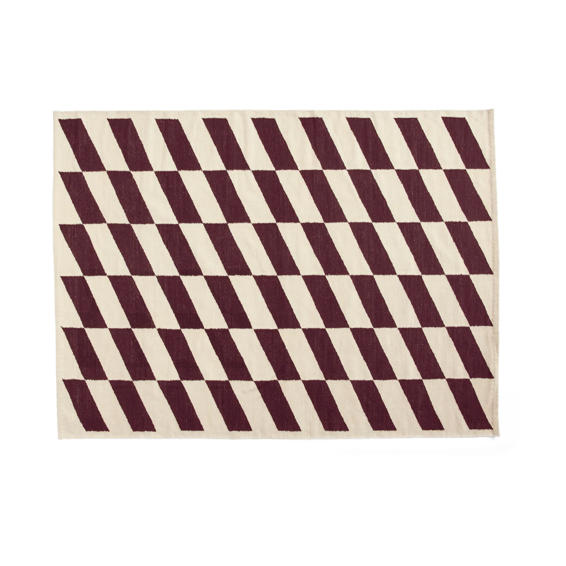 Shift Kelim carpet 170x240 cm, Burgundy HAY