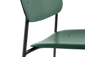 Soft Edge 45 chair - Hunter-black steel frame - HAY