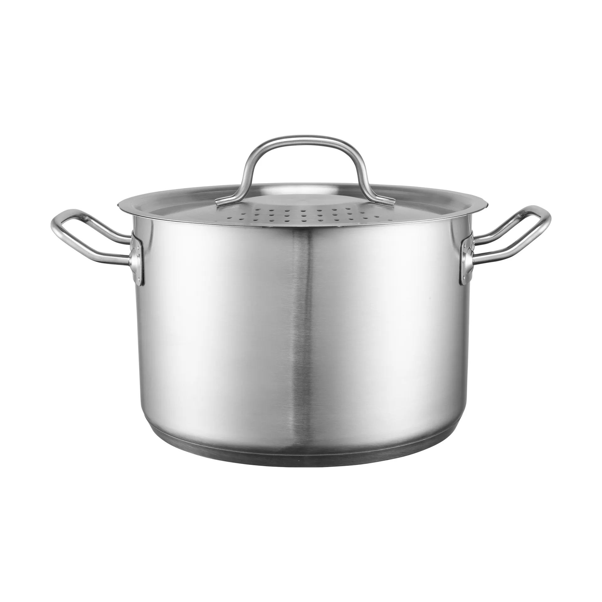 Heirol Steely pot with lid built-in strainer, 5 litre Heirol