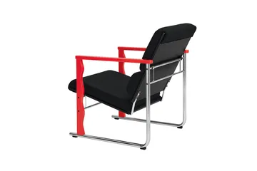 Experiment 503 lounge chair - Red-black - Hem