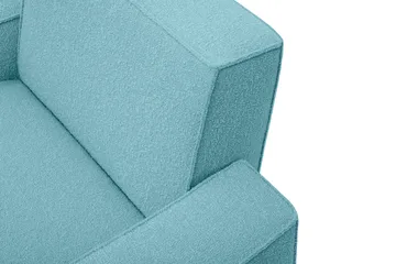 Hunk lounge chair with arm rest - Icicle - Hem