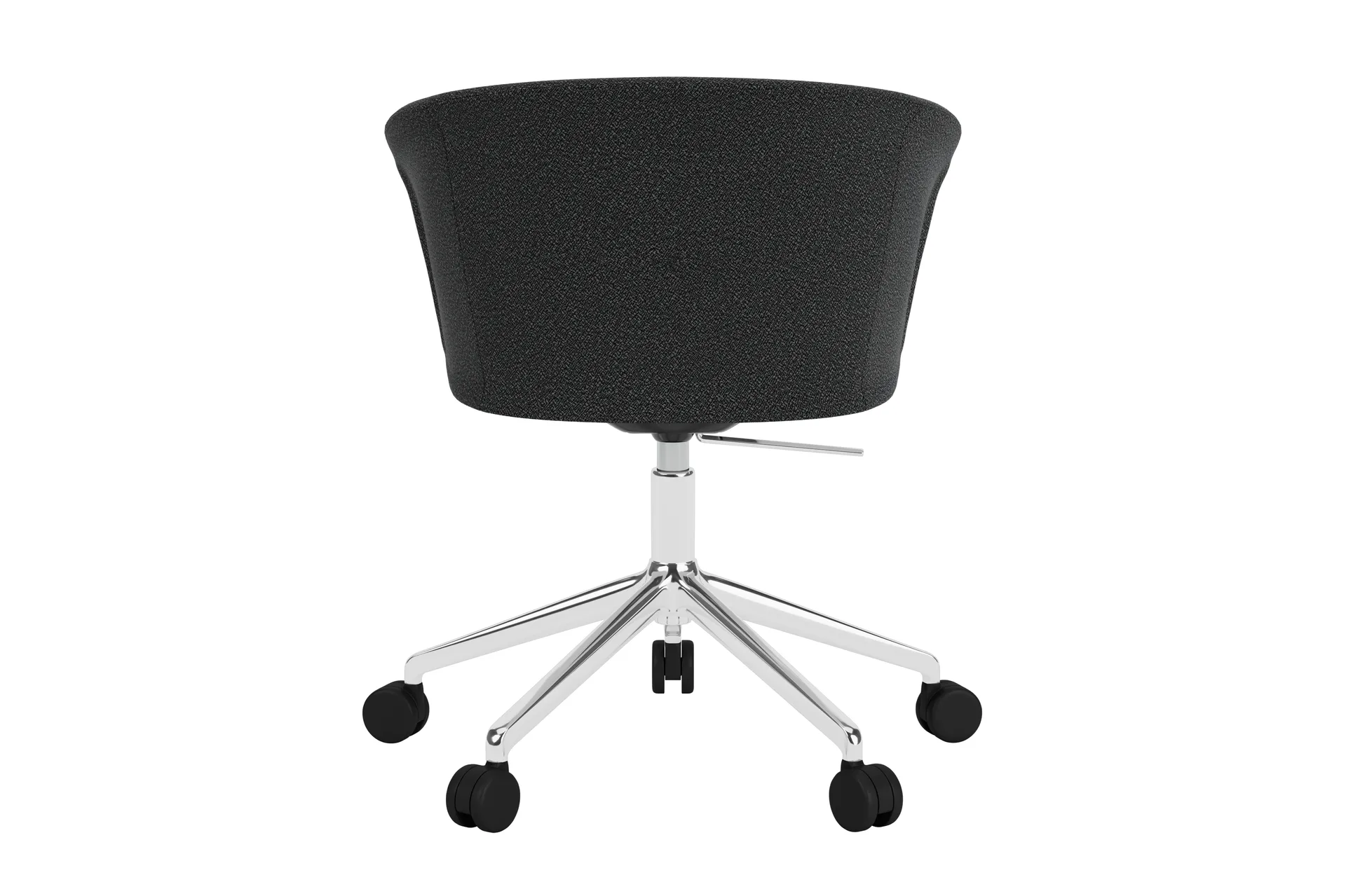 Kendo Swivel office chair with 5 wheels, Graphite-polished aluminium Hem