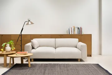 Koti 2-seater sofa 200 cm - Eggshell - Hem