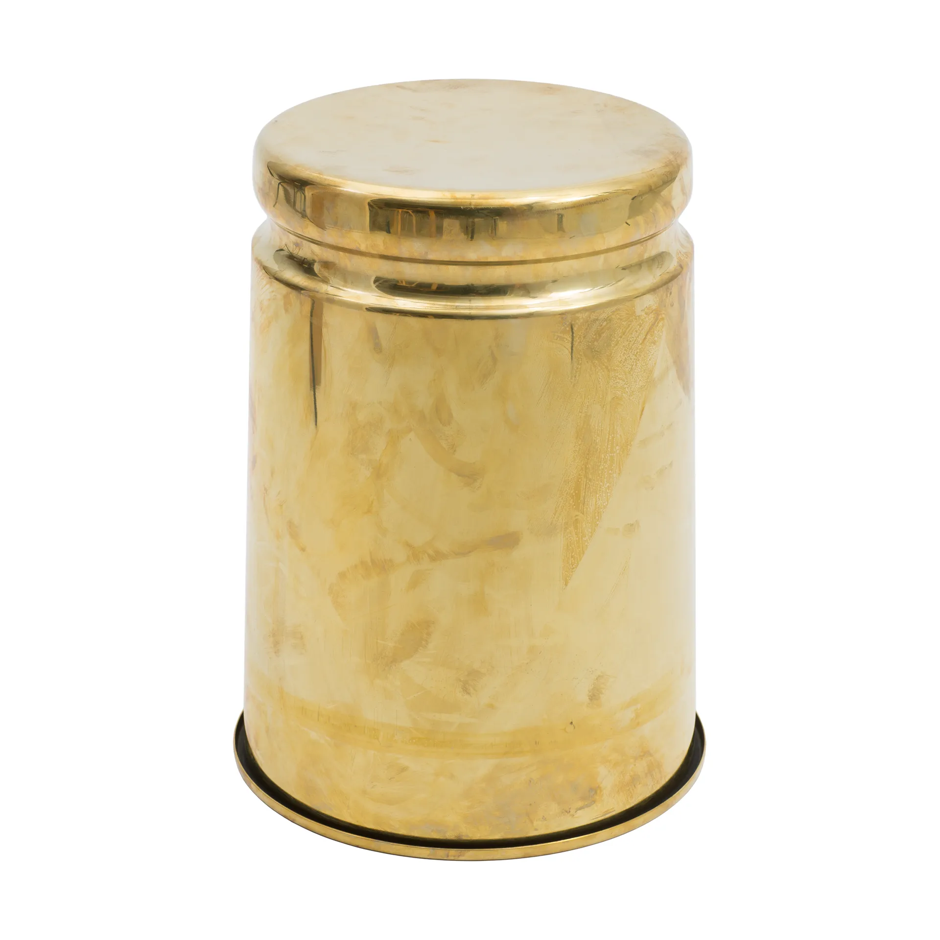 Last round stool Ø32x44 cm, Brass Hem