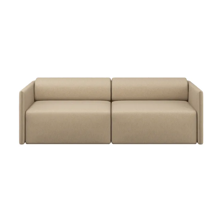 Palo Block 2-seater sofa Low 200 cm - Beige - Hem