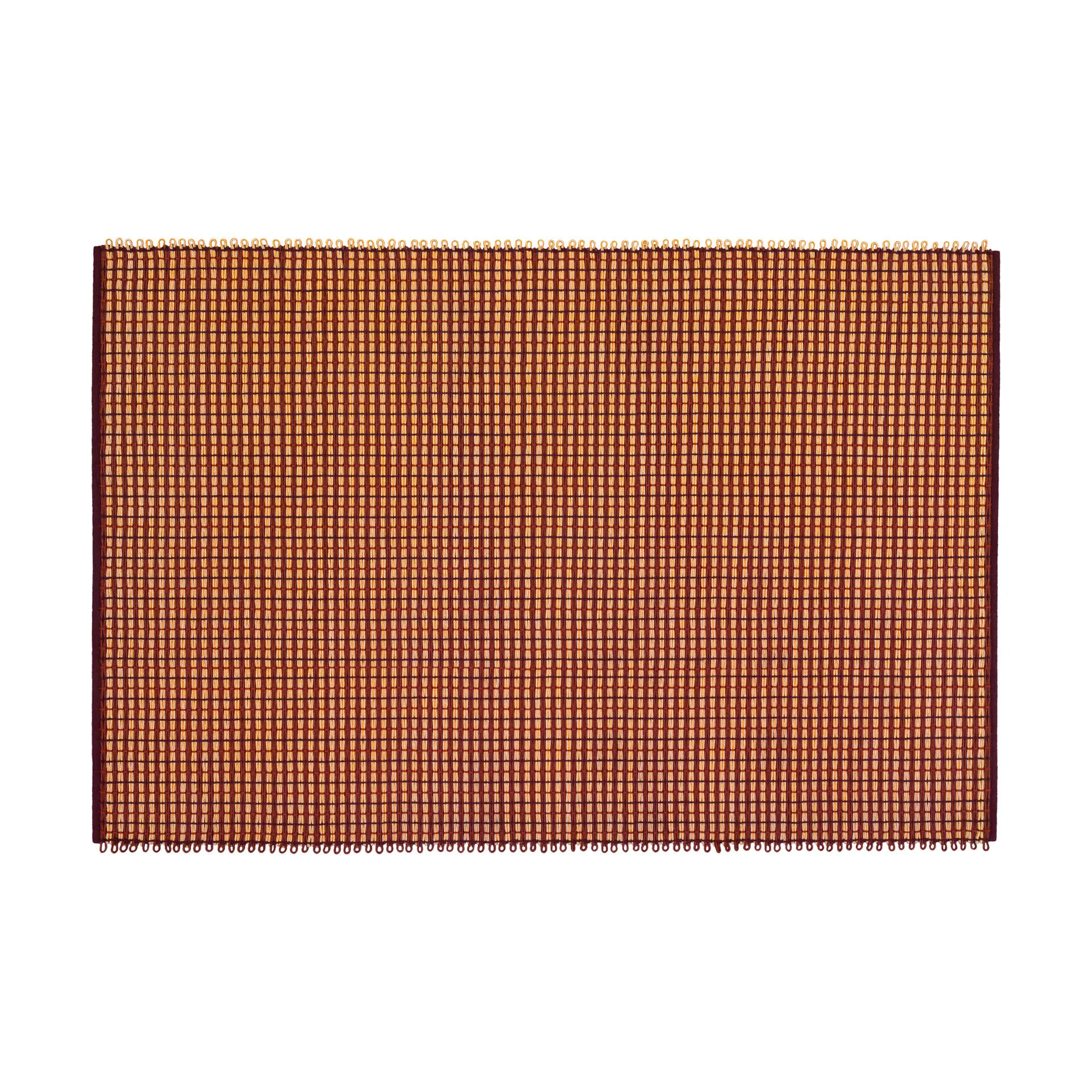 Rope rug Large 200x300 cm, Terracotta Hem