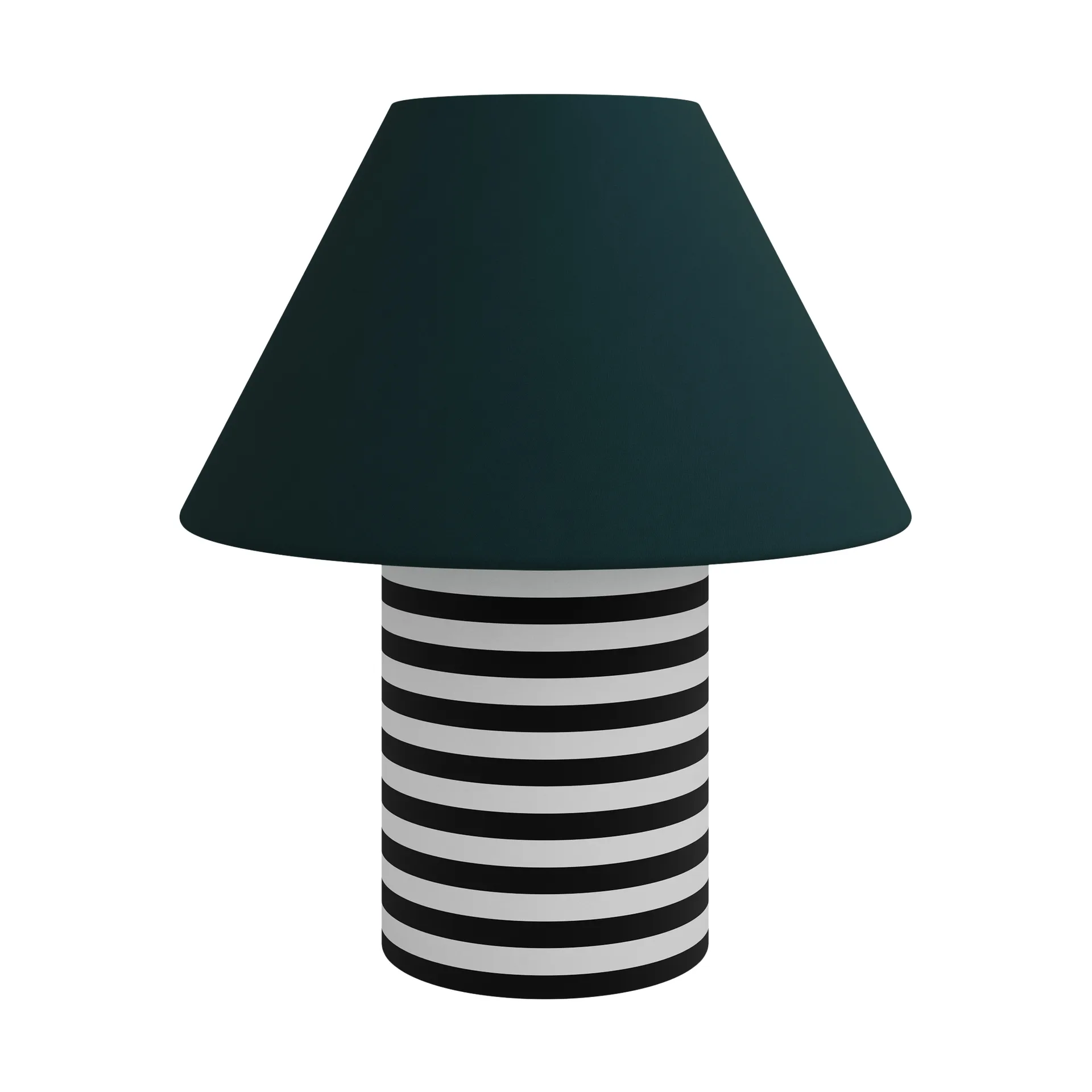 Toto table lamp Large 64 cm, Pine-black & white stripes Hem