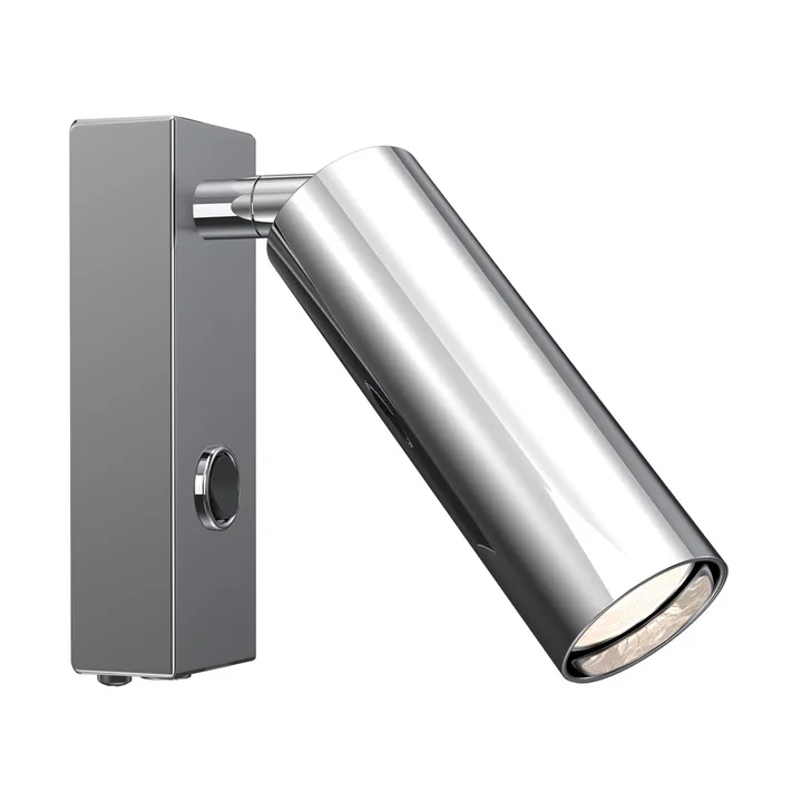 Pipeline wall lamp - Chrome - Herstal