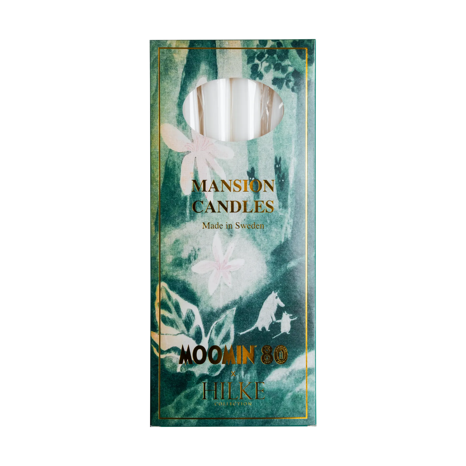 Herrgårdsljus candles 30 cm 6-pack, Moomin Hilke Collection