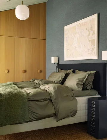 Soul duvet cover - Antique (green), 220x220 cm - Himla