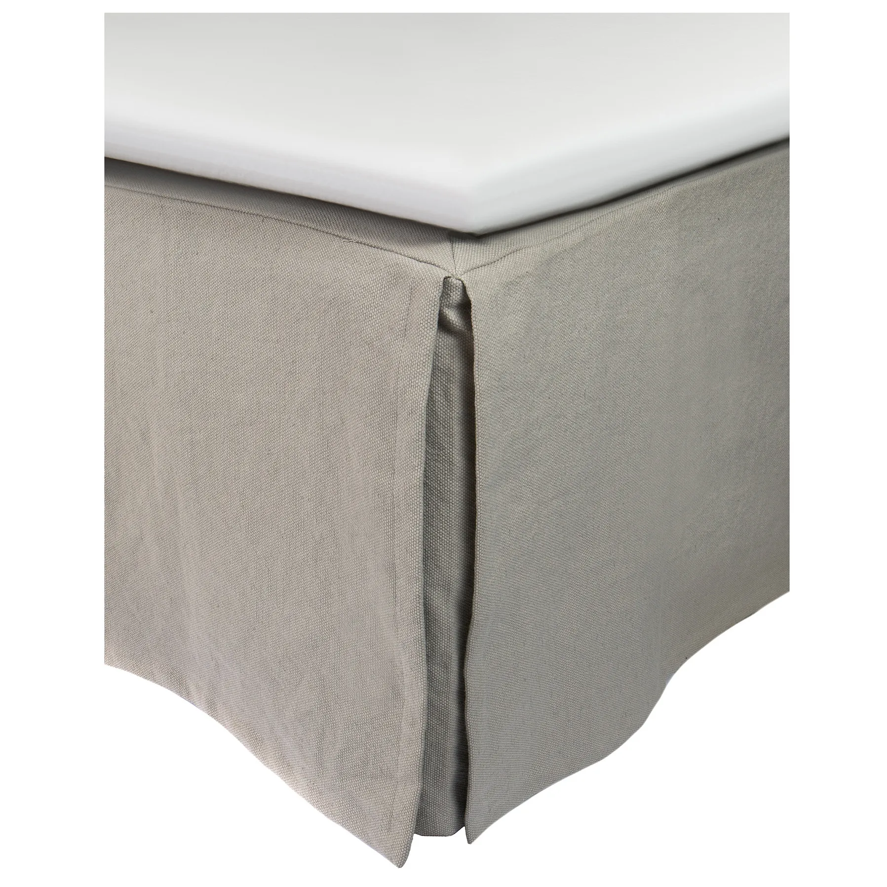 Weeknight bed skirt 180x220x52 cm, Ash (grey) Himla