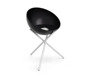 BOWL 57 fireplace - Black-silver, tripod stand - Höfats