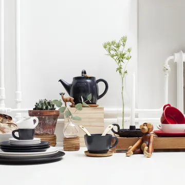 Höganäs teapot - graphite grey matte - Höganäs Keramik