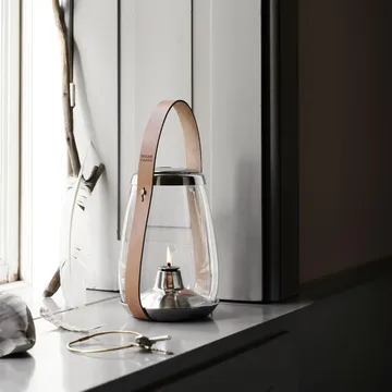Design with light oil lamp - 32.5 cm - Holmegaard