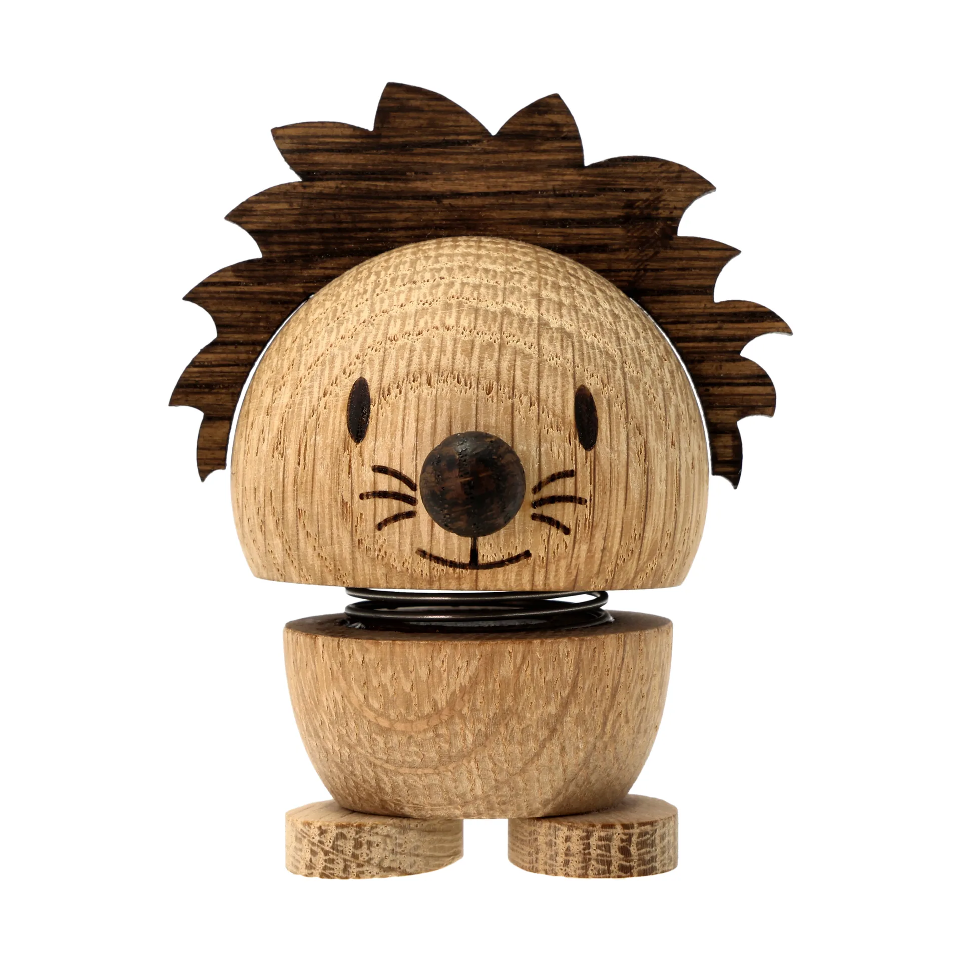Hoptimist figure S, Lion, oak Hoptimist