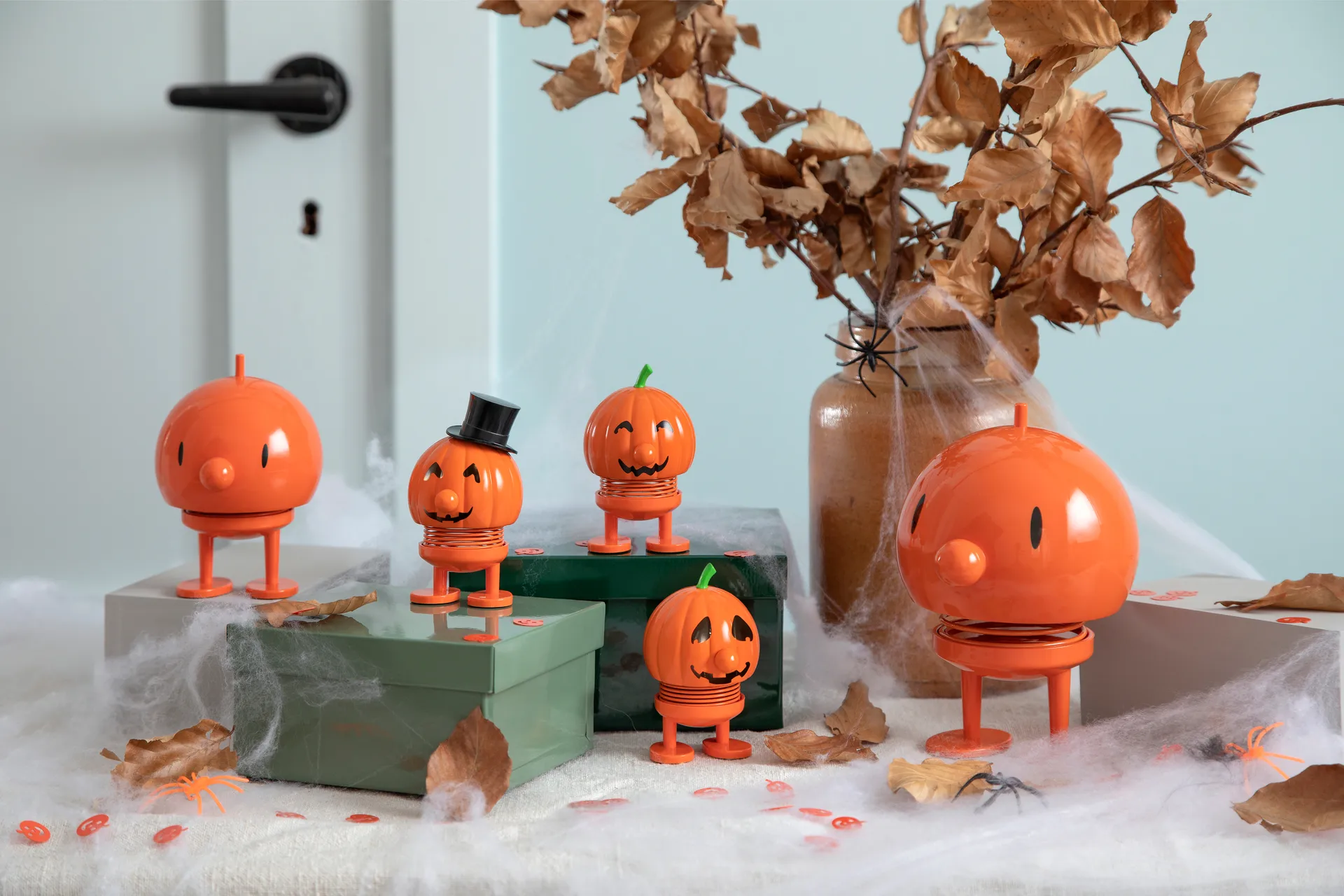 Hoptimist Halloween Scary S figure, Orange Hoptimist